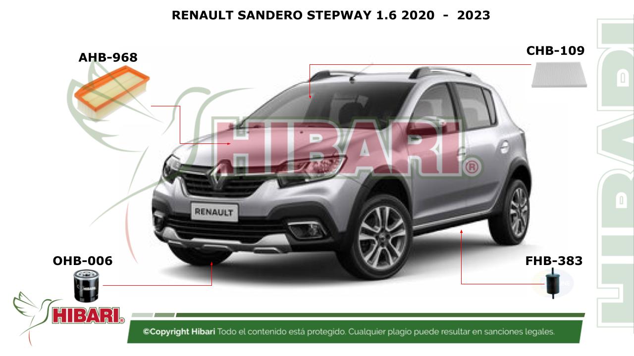 En este momento estás viendo RENAULT SANDERO STEPWAY 1.6 2020  –  2023